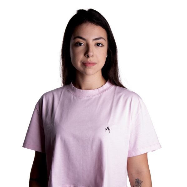 Cropped Oversized - Rosa Claro - Imagem 2