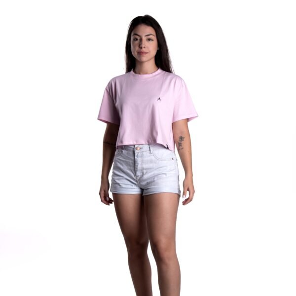 Cropped Oversized - Rosa Claro - Imagem 4